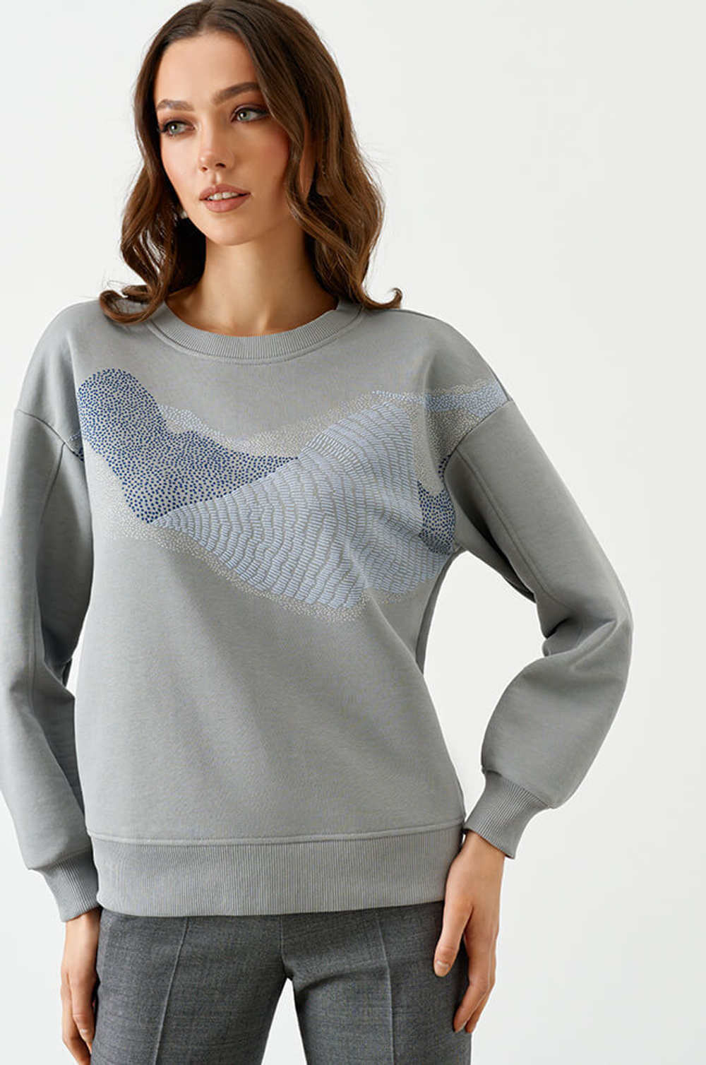 22769 Джемпер женский (серый)