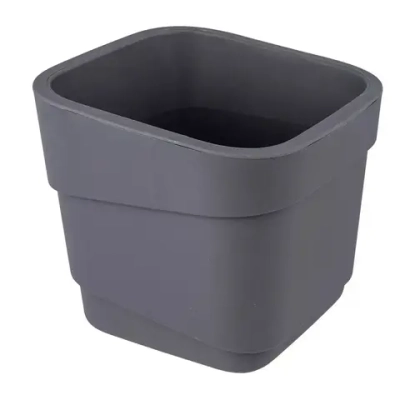 Горшок для цветов фактурный Hills 2,2л (d155, h145,5мм) (серый)