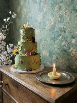 Свеча интерьерная "Шампиньон" белого цвета