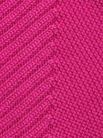 Чепчик для девочки вязаный на завязках на осень