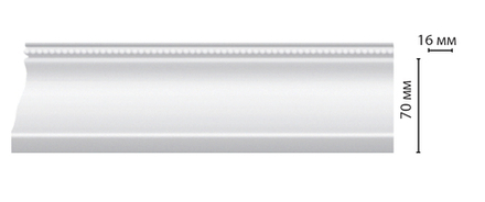 Плинтус(70*16*2000 мм) D193A/20