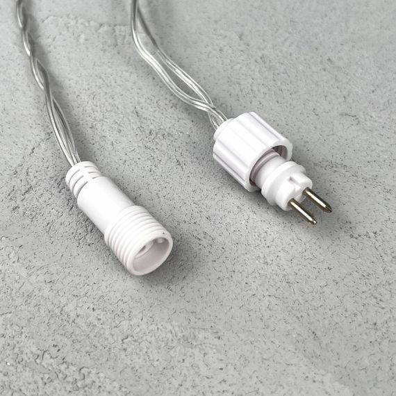 Светодиодная гирлянда с колпачком 100 зеленых LED ламп 10 м., 24В., прозрачный провод ПВХ, IP65, LTC (PST100CAP-10-1G)