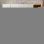 Шкаф Агератум МДФ четырехсекционный с стеллажом Лайн флай (0,27) А10029 матовая - Орех Экко 9459  230*60*220