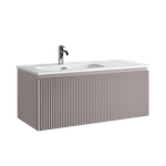 Тумба подвесная SANCOS Сноб Р 1.0 (Snob R 1.0) 995х445х406, c одним ящиком оснащенным доводчиками, Пыльная роза (Doha Soft), арт.SNR1.0100LSM