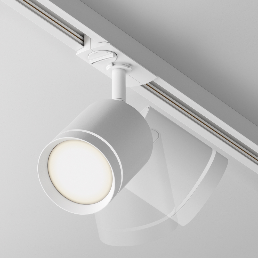 Трековый однофазный светодиодный светильник Maytoni Unity Orlo TR085-1-5W4K-W