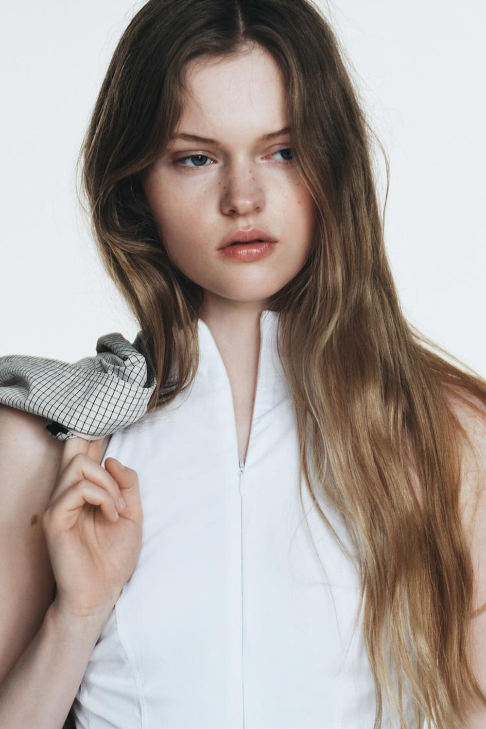 ZARA ПЛАТЬЕ МИДИ ХАЛТЕР ГОДЕ, БЕЛЫЙ