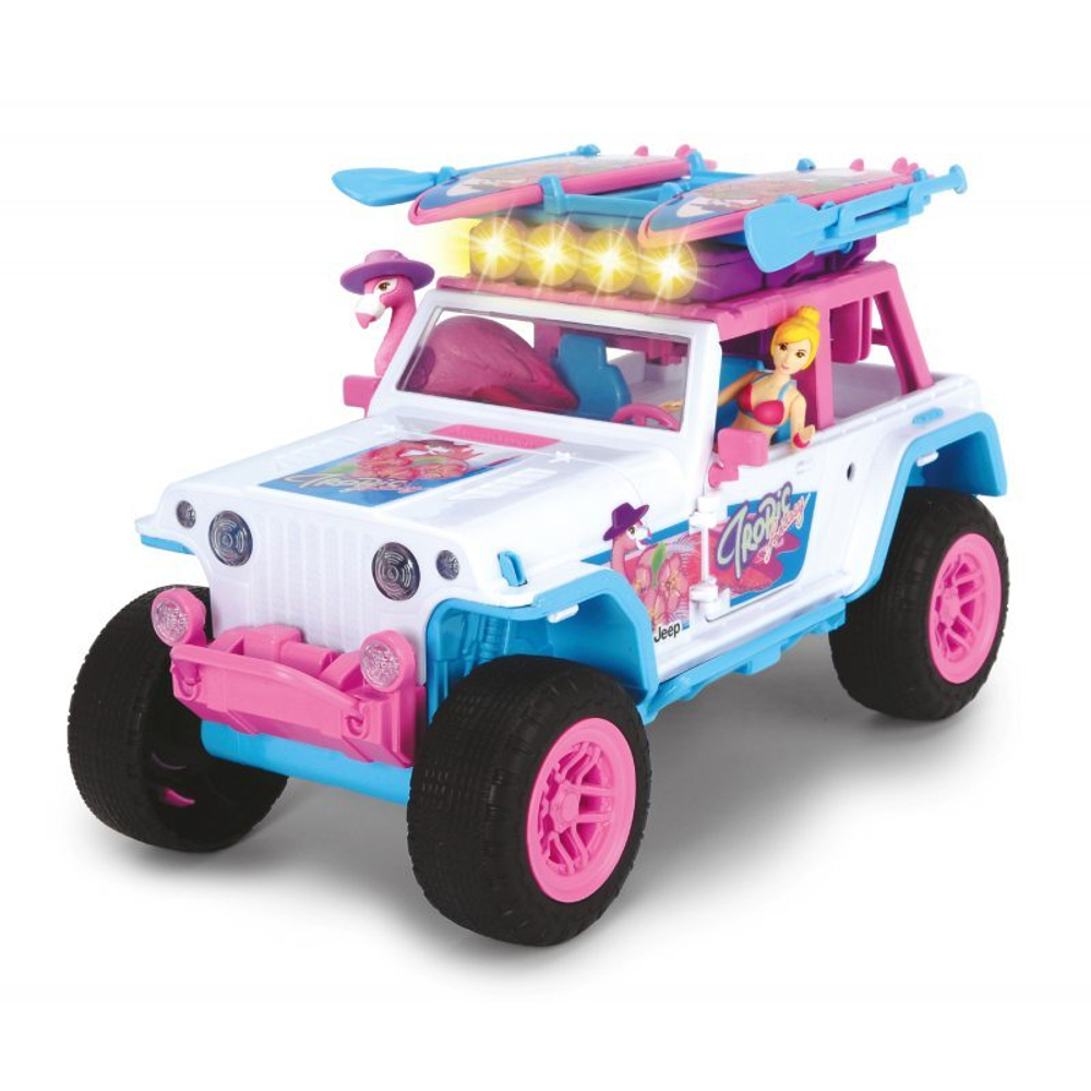 Автомобиль Dickie Play Life - машина внедорожник Jeep Flaming  + аксессуары 3835006
