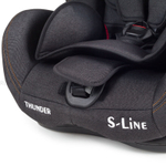 Автокресло "THUNDER" Ultra isofix SPS группа 1-2-3  (9-36 кг) black jeans