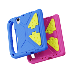 Детский чехол розового цвета на планшет iPad Mini 6 и iPad Mini 7 от Dux Ducis, серия Puff Series Case