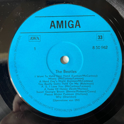 Винтажная виниловая пластинка LP The Beatles (ГДР 1983)