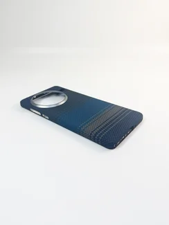 Карбоновый чехол для Oneplus 13 с MagSafe темно-синий (Dark-Blue)