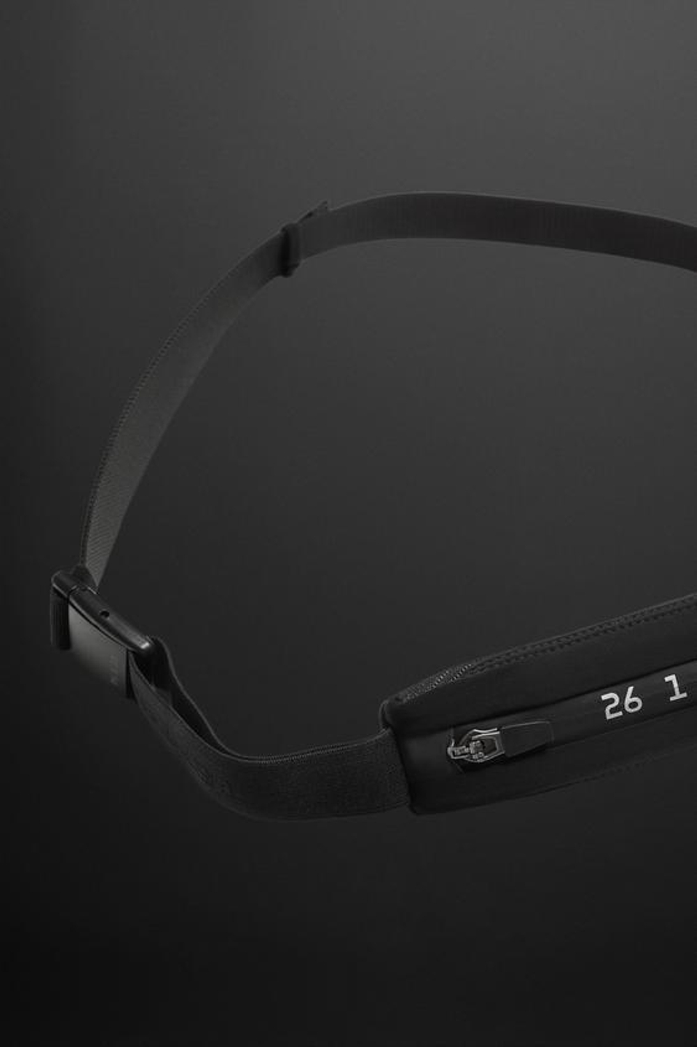 ZARA МИНИ-ПОЯСНАЯ СУМКА В СПОРТИВНОМ СТИЛЕ, ЧЕРНЫЙ