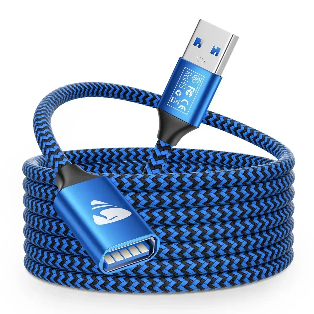 Кабель удлинитель USB 3.0 Aioneus (2метрa)/ для мобильный телефон, PS3, PS4, клавиатура, принтер, компьютер, телевизор