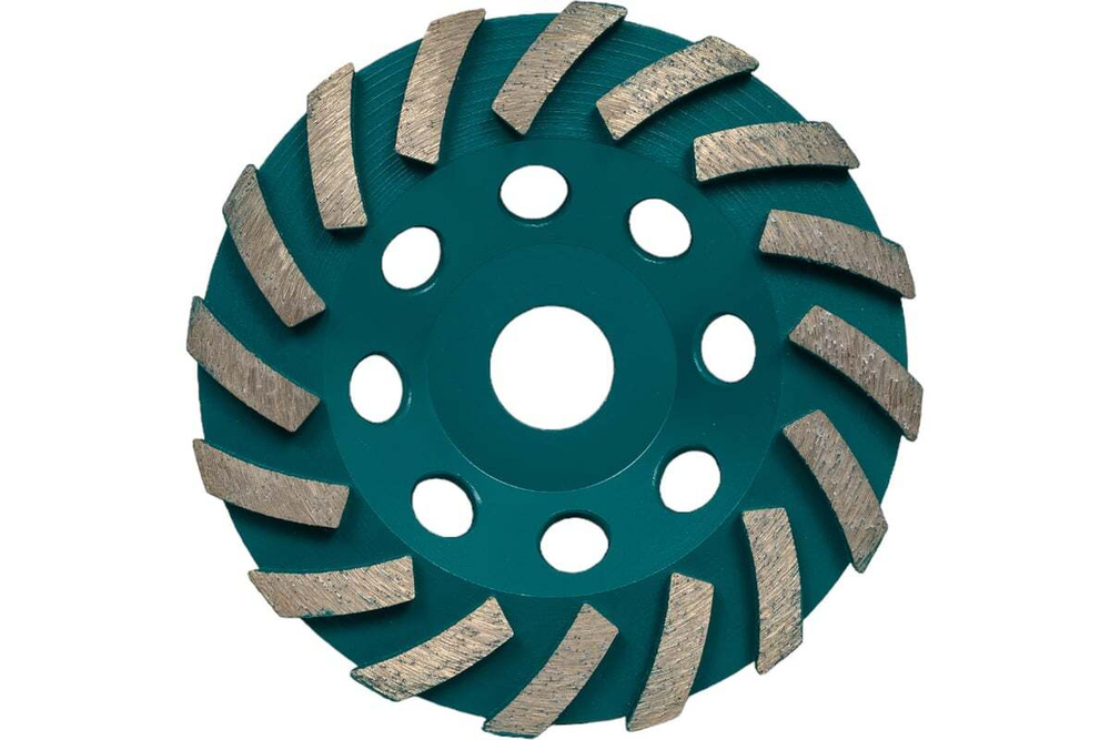 Kraftool  Turbo d 125 мм, Сегментная алмазная шлифовальная чашка, INDUSTRIAL (33368-125)