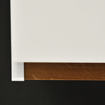 Шкаф навесной, 60х32х75, Валенсия, кухонный модуль, для посуды, кухонный гарнитур, в ванну и кухню, белый, Dipriz