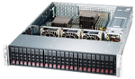 Сервер Supermicro SuperStorage 2029P-E1CR24H без процессора/без ОЗУ/без накопителей/количество отсеков 2.5" hot swap: 26/1200 Вт/LAN 10 Гбит/c