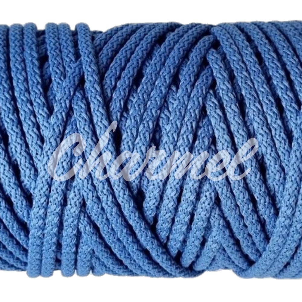 Индиго 5 мм с сердечником Полиэфирный шнур