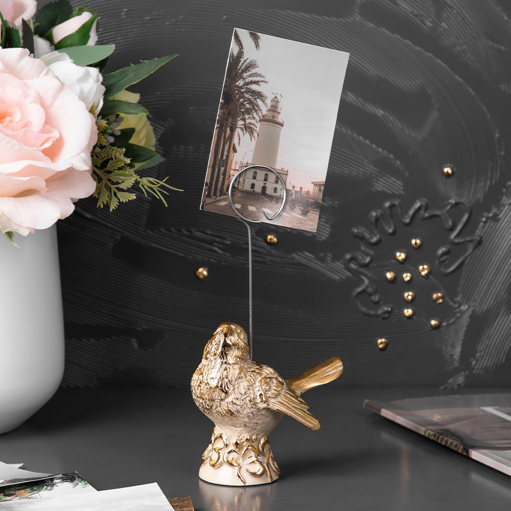 Статуэтка Птичка Терра с держателем Айвори