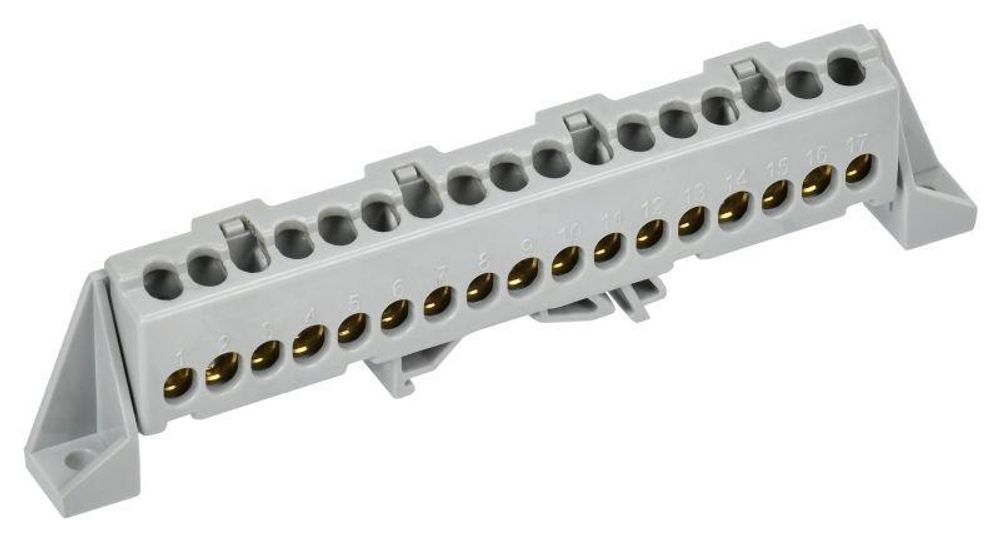 Шина L &quot;фаза&quot; в комб. изол. &quot;Стойка&quot; 6х9-15-Ср TEKFOR IEK TF-NN10-15-DP-K03