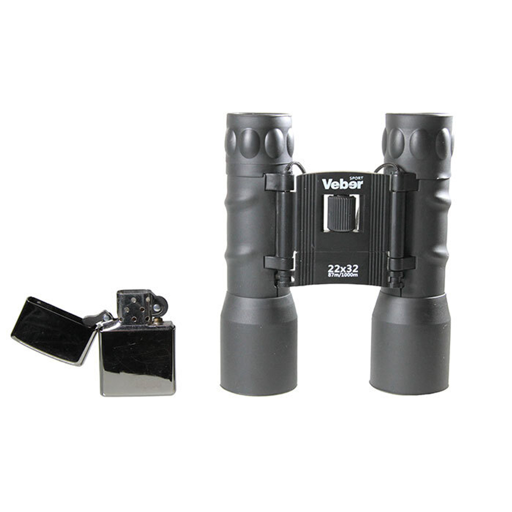 Бинокль Veber Sport БН 22x32, черный