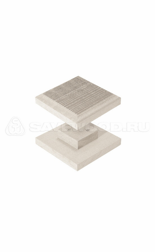 Крышка для заборов и ограждений из ДПК Бежевый