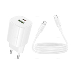 Зарядное устройство на Type-C PD20W+QC3.0 Borofone BA104A (white)