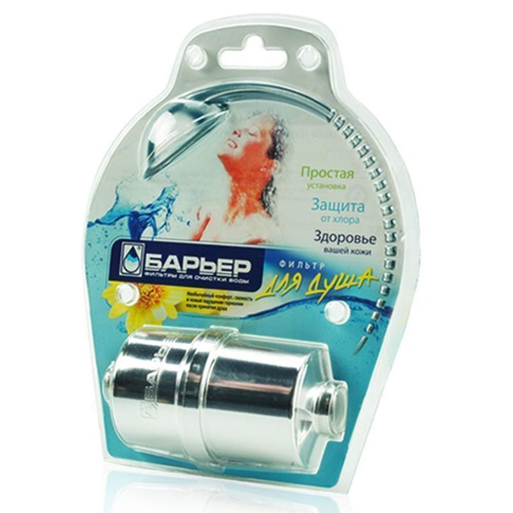Фильтр для душа "Барьер-Комфорт" хром
