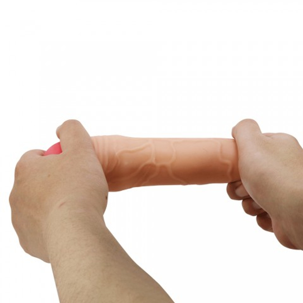 Реалистичная насадка на пенис Chane (18 см) телесная