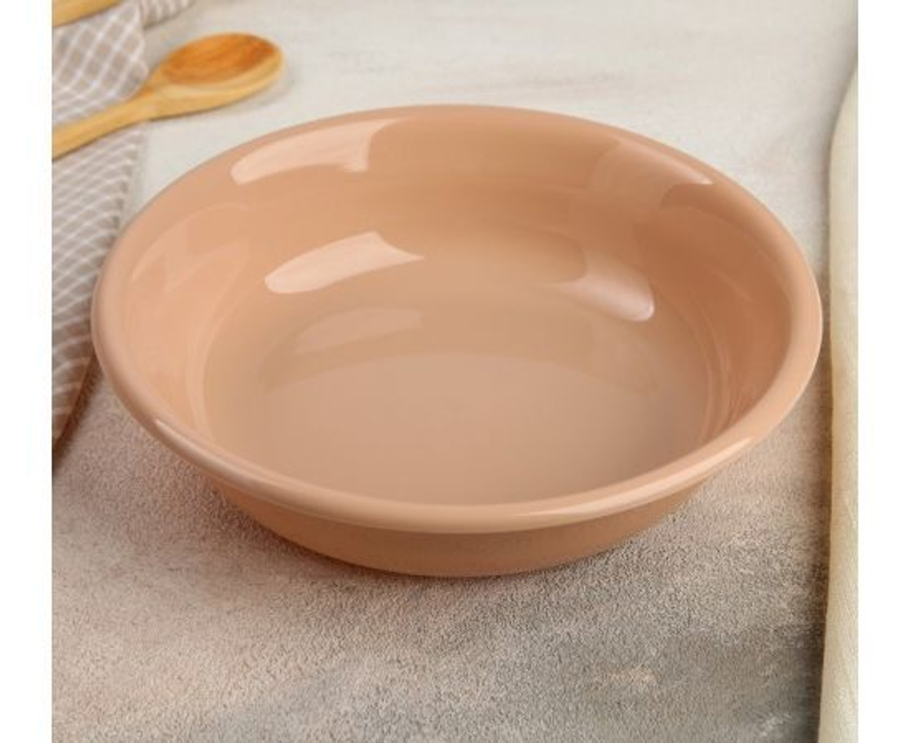 тарелка БЫТПЛАСТ Picnic 18,5см глубокая пластик