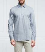 поло c hank BOSS BLACK - голубой(50469756)