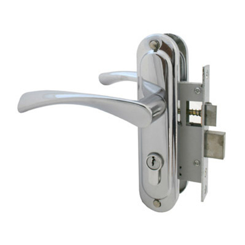 Замок врезной Стандарт 103/50 хром СР, с/руч.  /4845