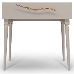 Консоль Арт Колор matte Классик Голд Серый агат матовый