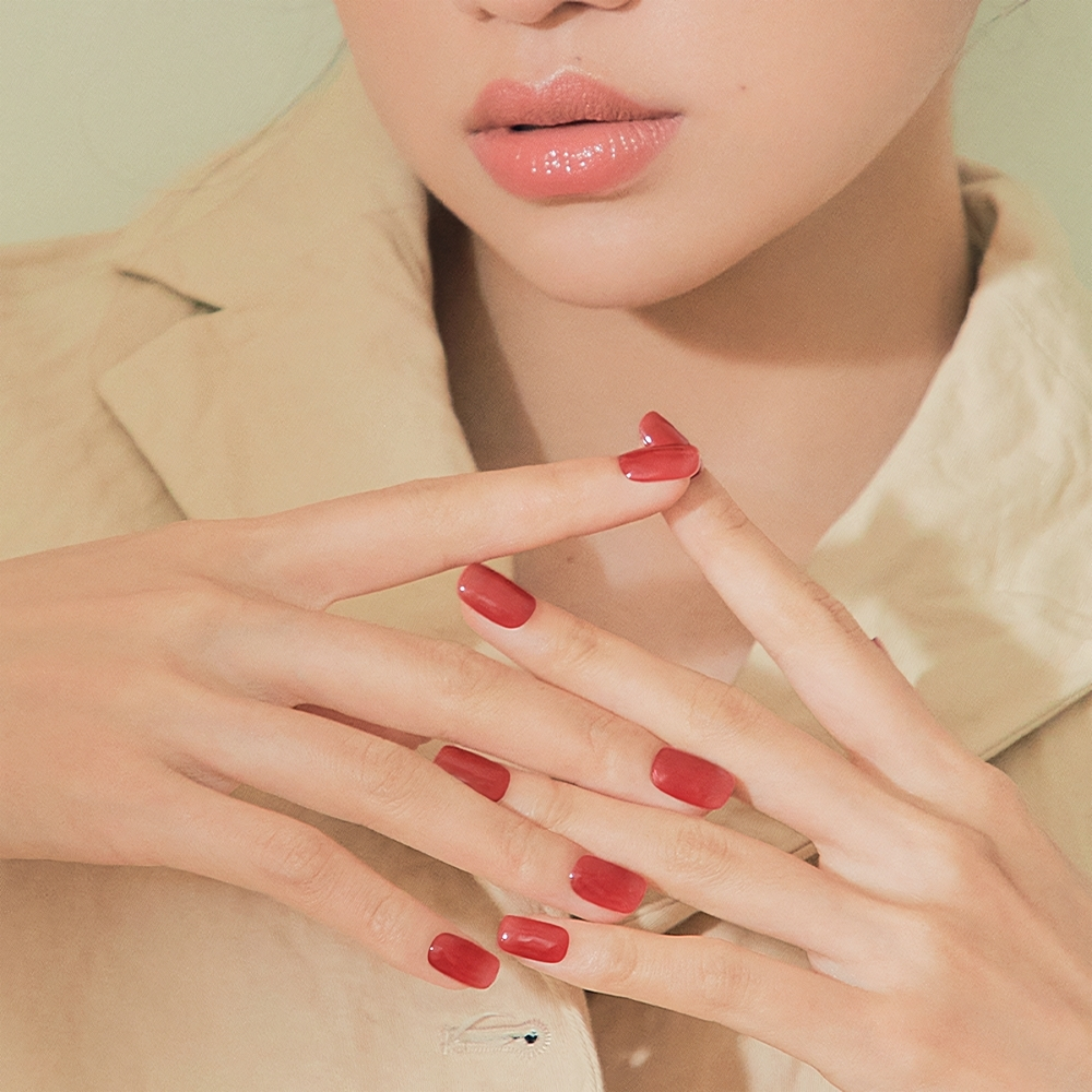 ohora Gel Nail Sticker N Tint Brick - наклейки для ногтей, 1 шт.