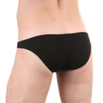 Сексуальные низкие трусы-слипы из хлопкового полотна (Размер: M) (Цвет: голубой)