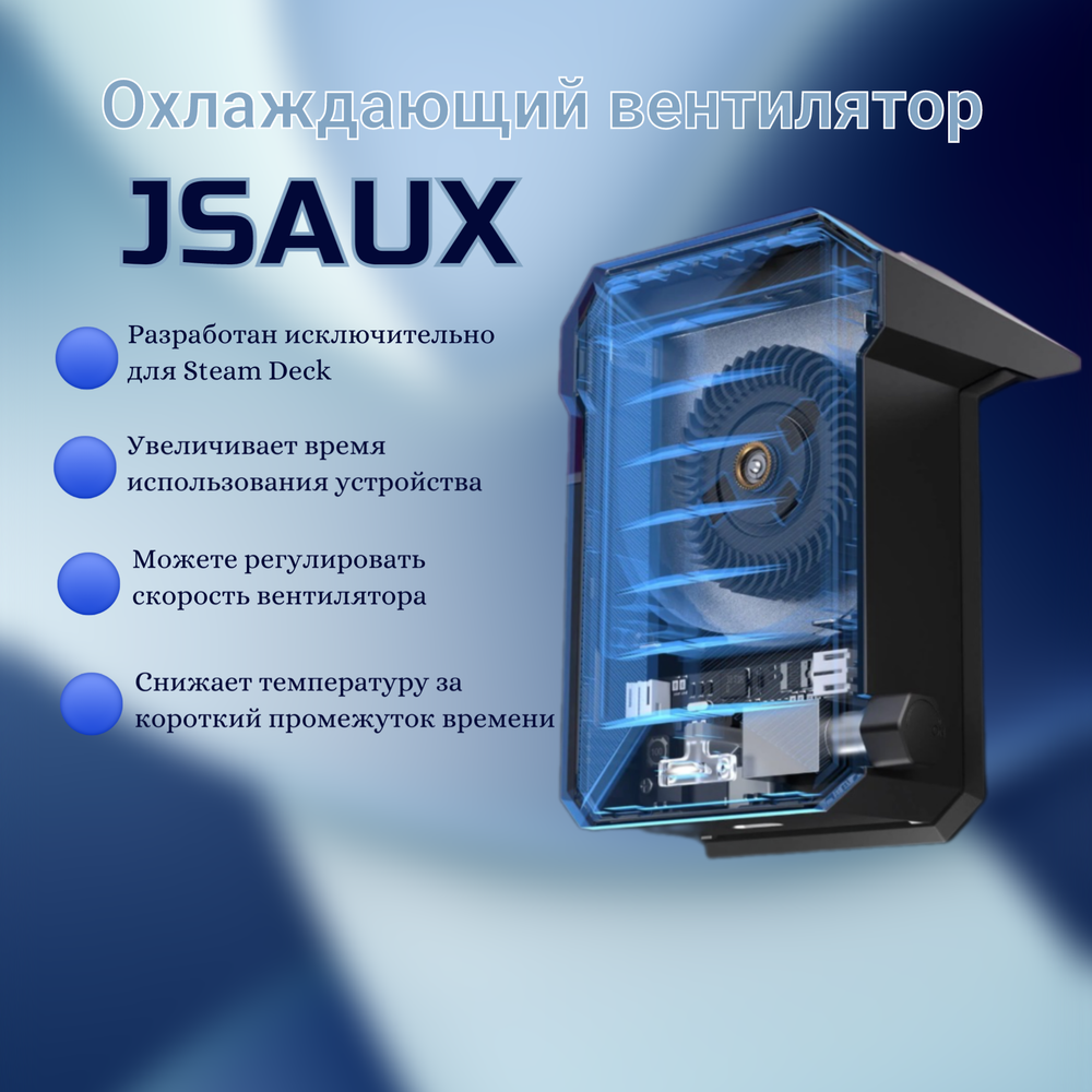 Охлаждающий вентилятор JSAUX GP0200 (Cooling fan for Steam Deck) для Valve Steam Deck / Valve Steam Deck OLED