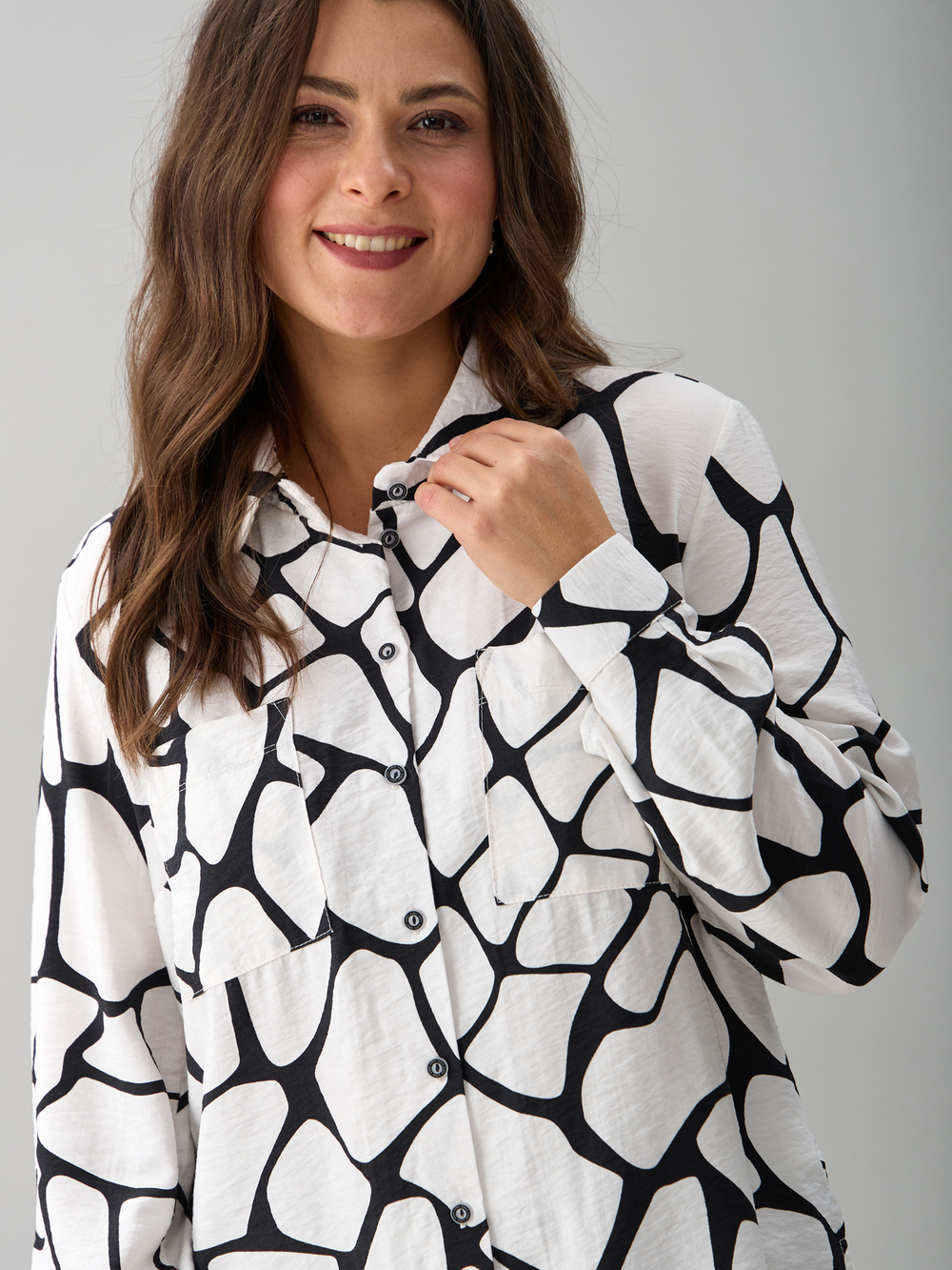 Рубашка Ртс-058/белыекамешки