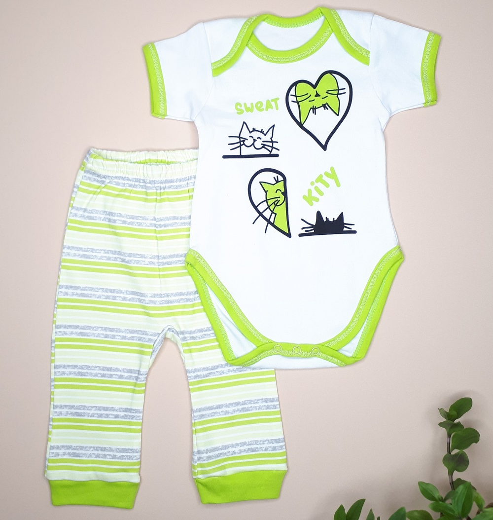 Комплект Sweat Kity Green