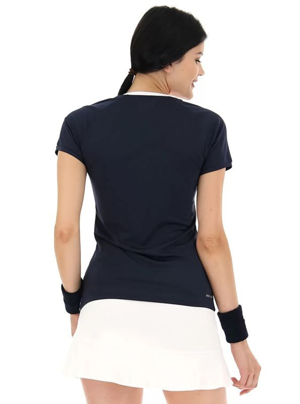 Женская теннисная футболка Lotto Squadra W II Tee - черный