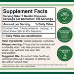 Double Wood Supplements - Tribulus Terrestris - 210 x 500 mg capsules