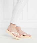 Вьетнамки MONOGRAM BEACH Tommy Hilfiger - экрю(FW0FW07854)