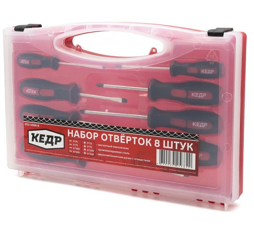 Набор отверток 8 пред.Кедр