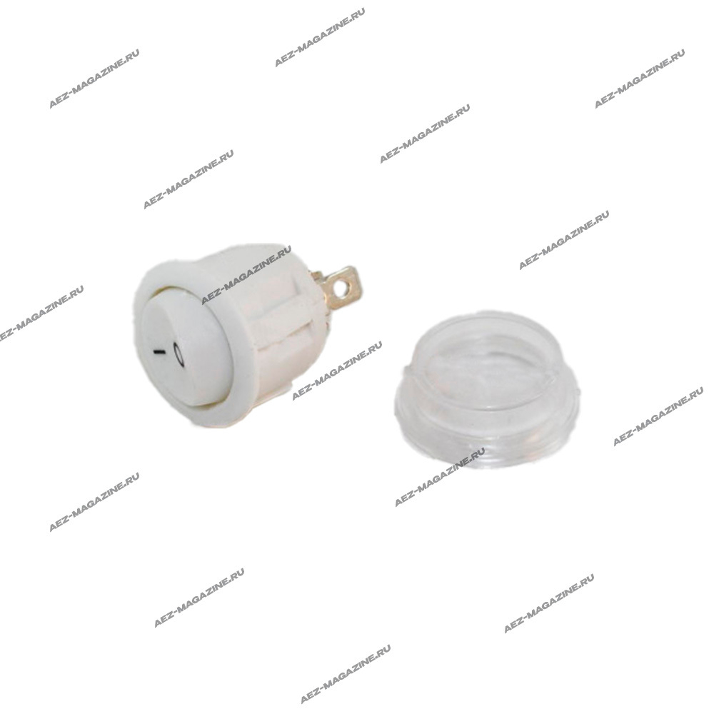 Водонепроницаемый кулисный переключатель KCD1, 6A/250V, 10A/125V, круглый, белый