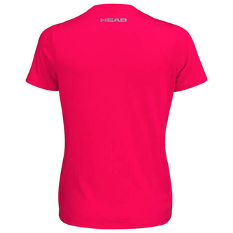 Женская теннисная футболка Head Club Basic T-Shirt - Розовый