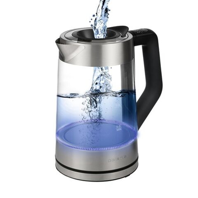 Чайник электрический Polaris, PWK 1725CGLD WIFI IQ Home, 1.7 л, 2200 Вт, ск нагр элем, стекло