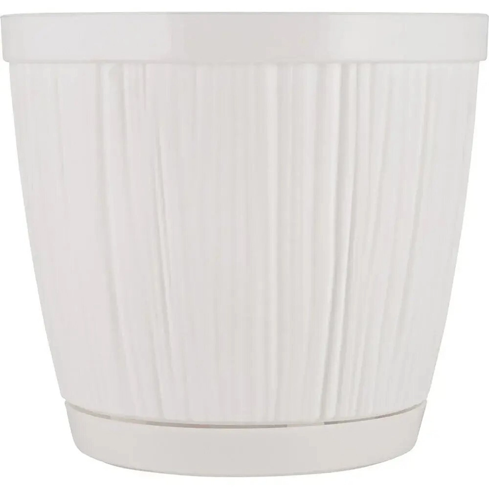Горшок для цветов InGreen BARCELONA 1,8л, D155мм белый