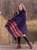 Шаль Куллу (чернильный)