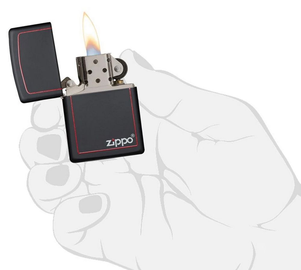 Зажигалка ZIPPO Classic с покрытием Black Matte (218ZB) 2