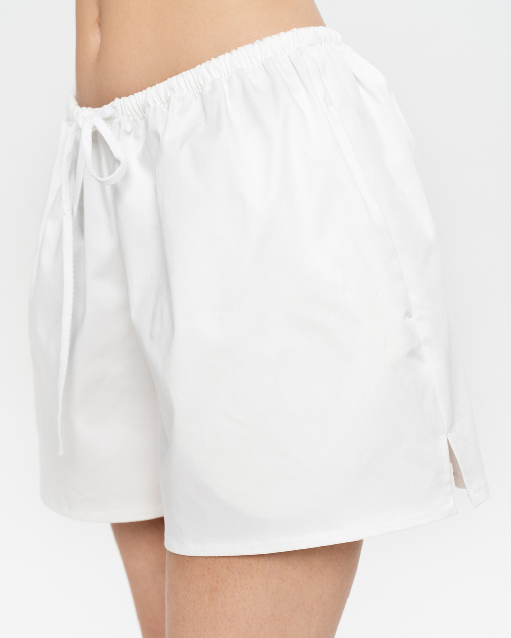 Шорты из хлопка на кулиске