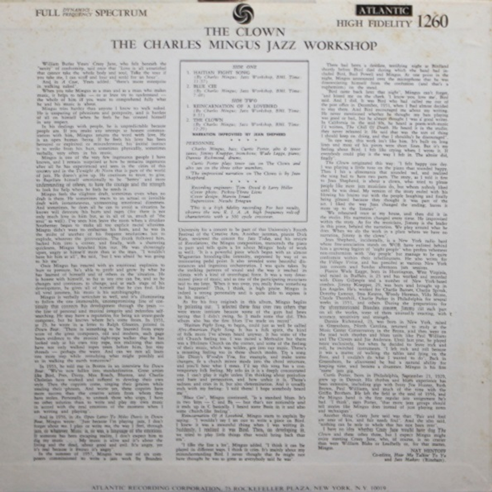 Charles Mingus / The Clown (LP)