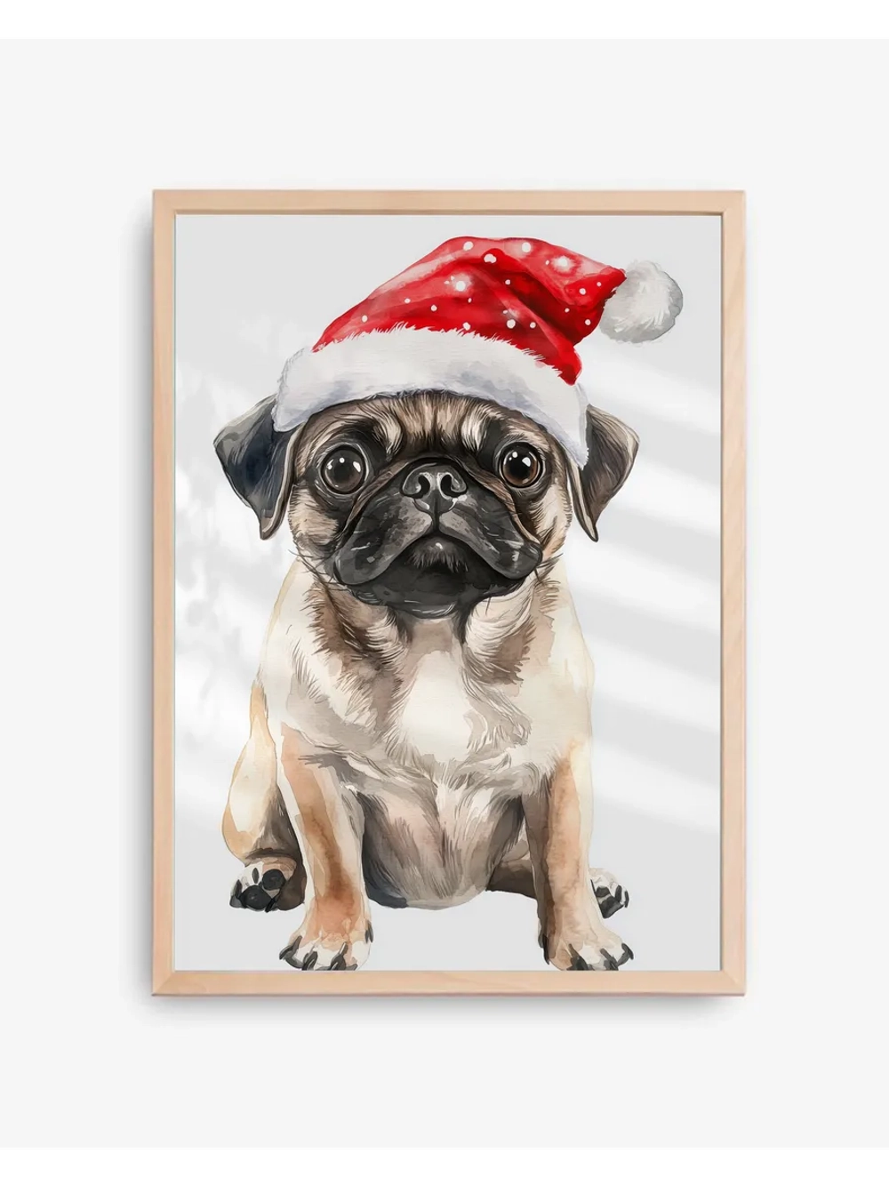 Новогодний декор постер 50х70 см на стену